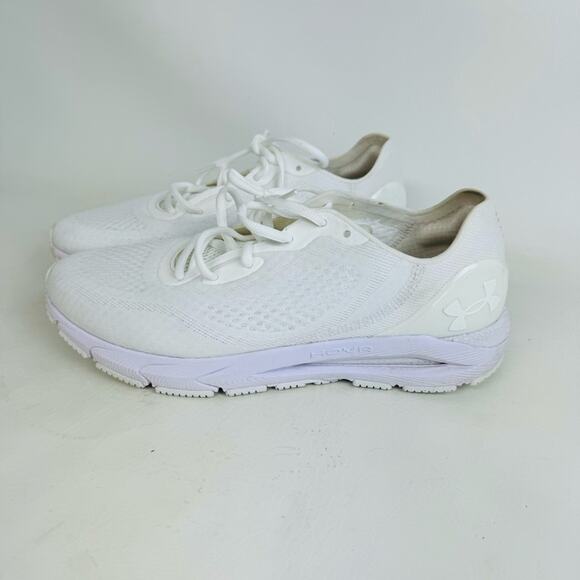 Under Armour Womens HOVR Sonic 5 UA White Running Shoes Sneakers Size 10 - Picture 2 of 14